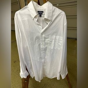 Men white dress shirt